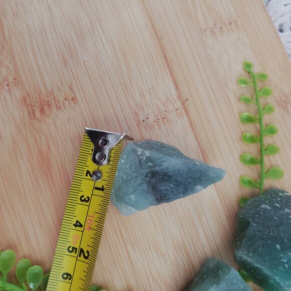 Raw Green Quartz 3- Piece- From Brazil- newly charged in full-moon - Picture 8 of 8